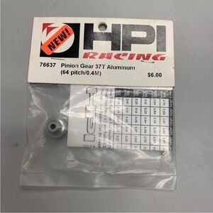 Hpi Racing 76637 Pinion gear 37T Aluminium